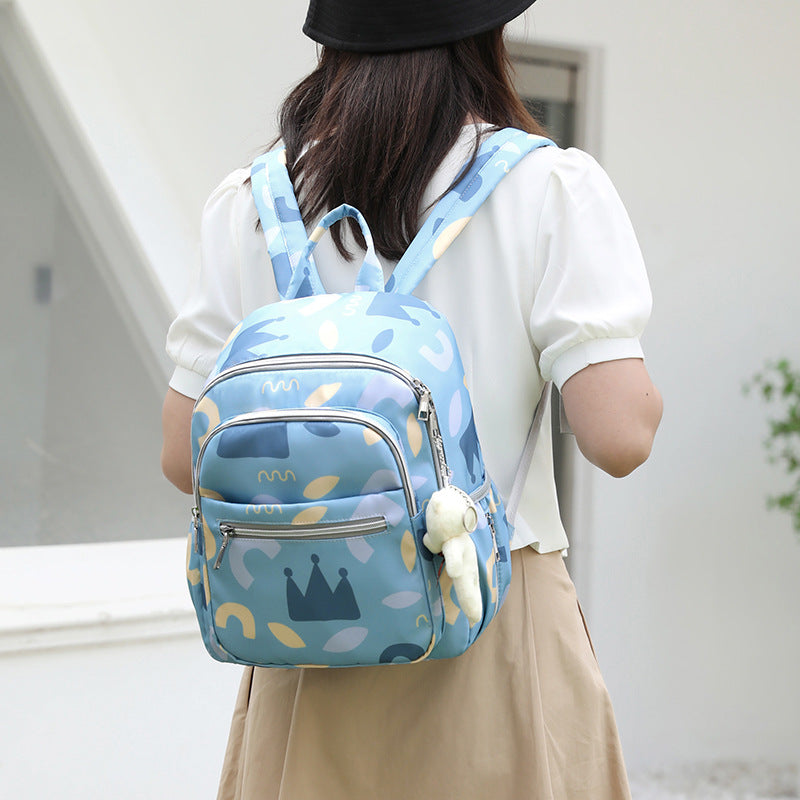 Playful Patterned Backpack Bowlift