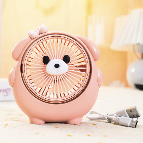 Cute Panda-Shaped Handheld Fan Bowlift