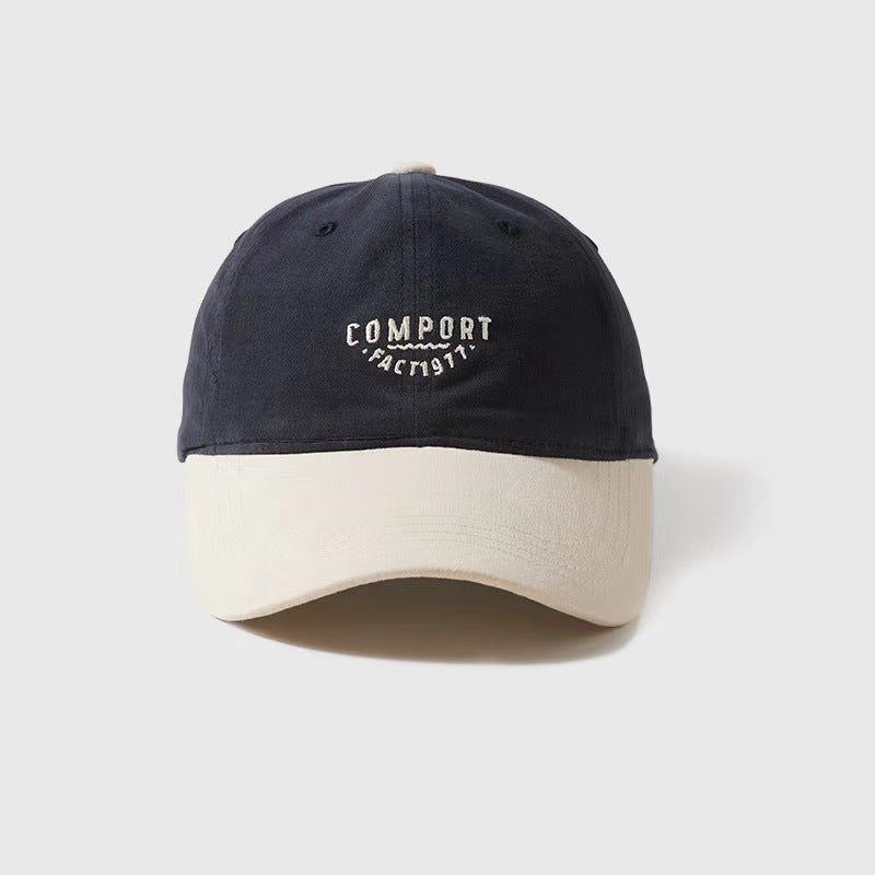 Men's Casual Two-Tone Baseball Cap Bowlift