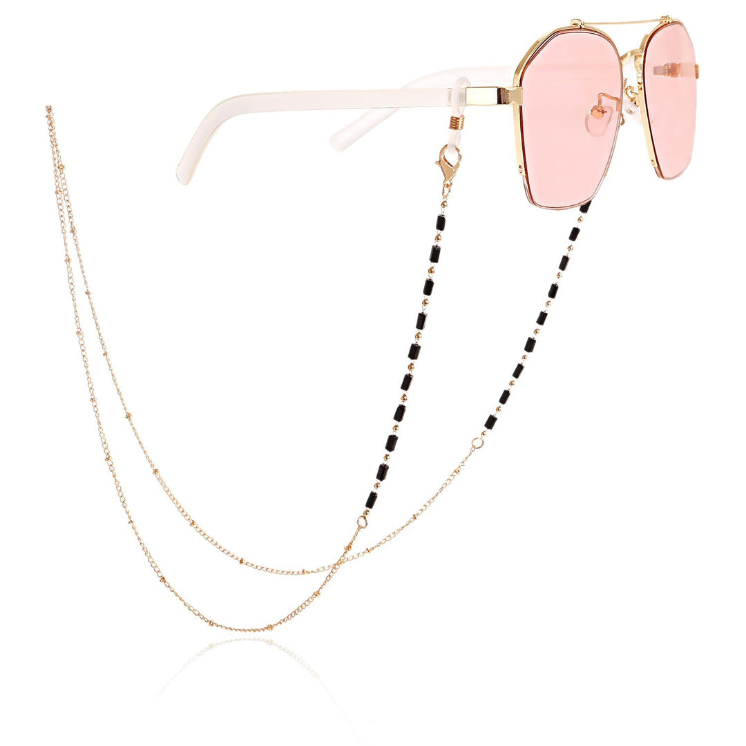 Stylish Sunglasses with Decorative Chain Bowlift