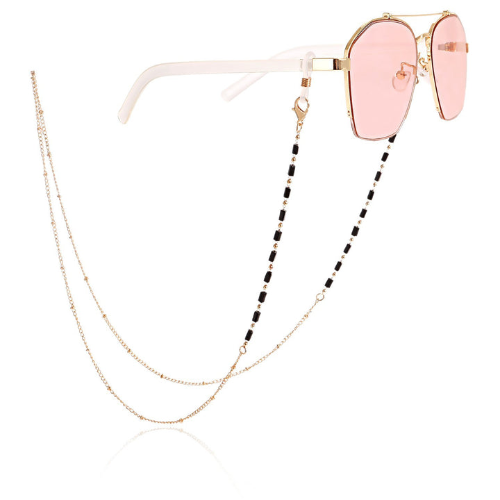 Stylish Sunglasses with Decorative Chain Bowlift