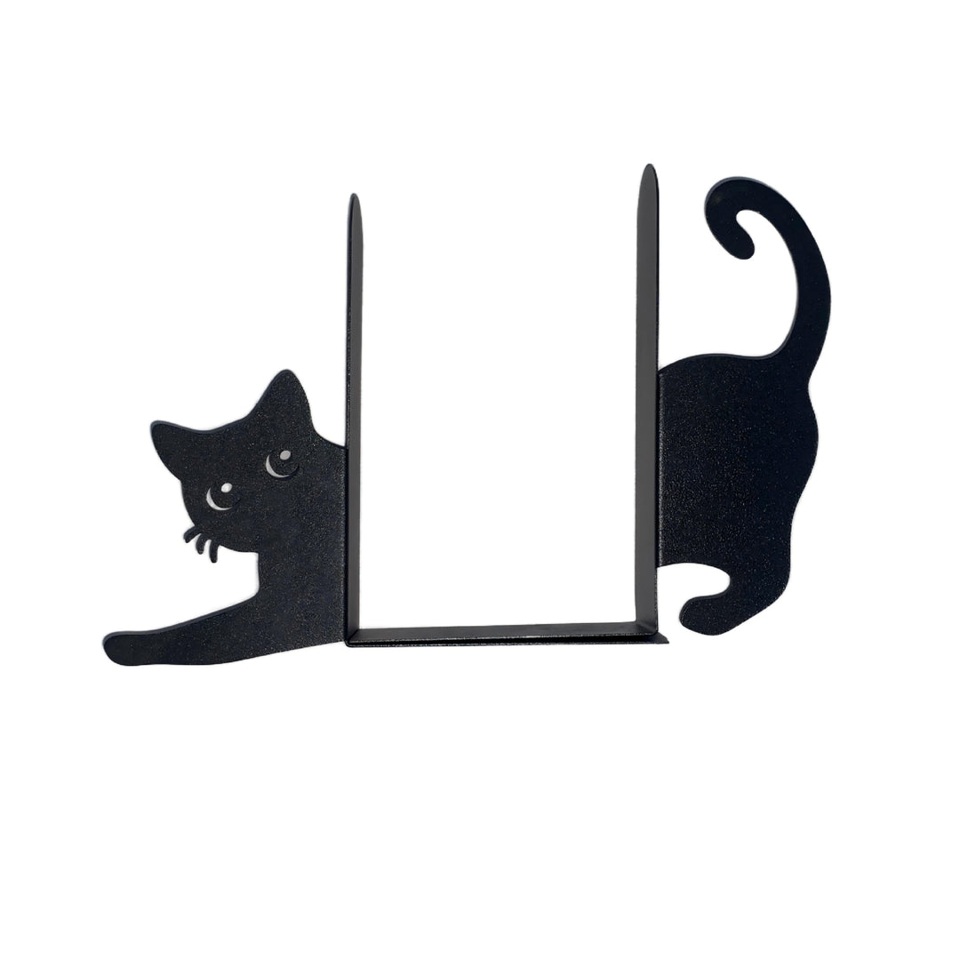 Cat-Shaped Bookend Set