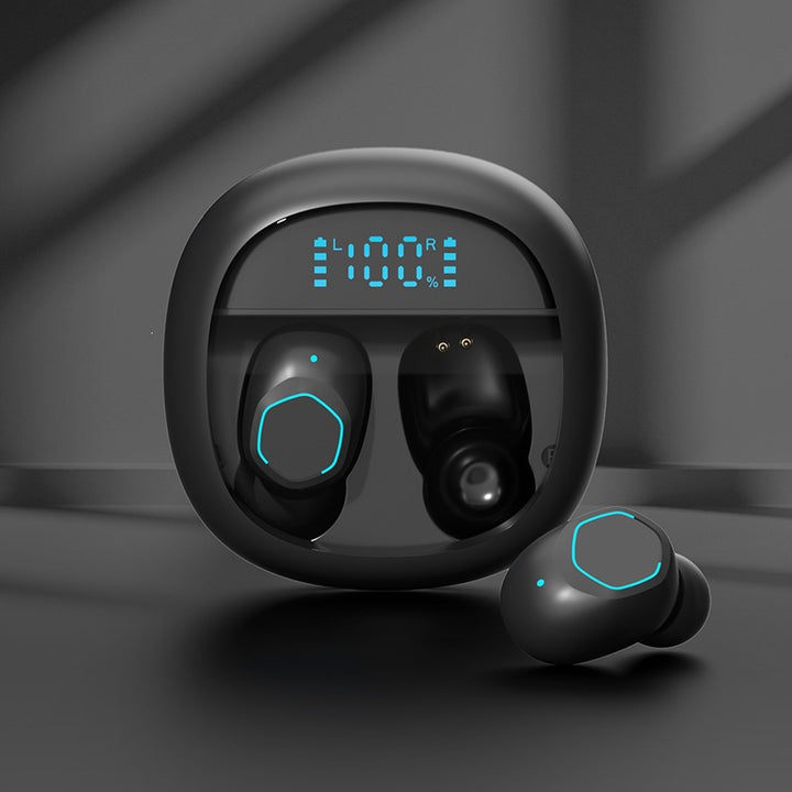 Wireless In-Ear Headphones with Intelligent Battery Indicator and Ergonomic Design Bowlift