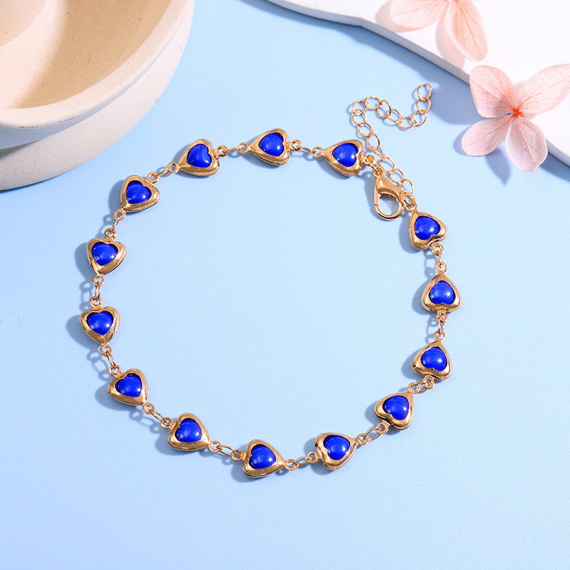 Charming Heart-Shaped Statement Bracelet Bowlift