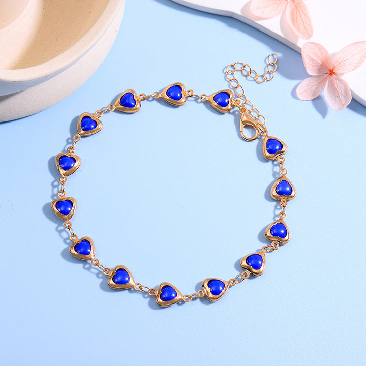 Charming Heart-Shaped Statement Bracelet Bowlift