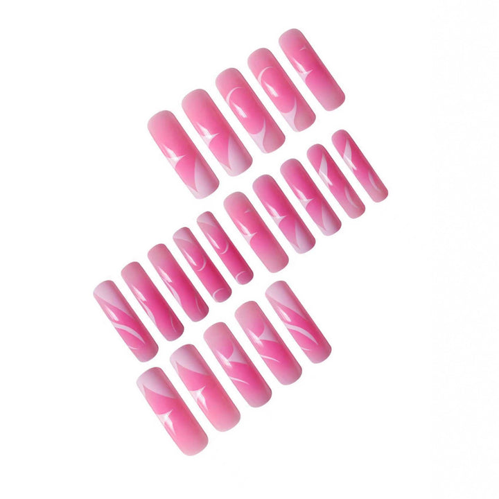 Artistic Long Acrylic Nail Enhancements Bowlift