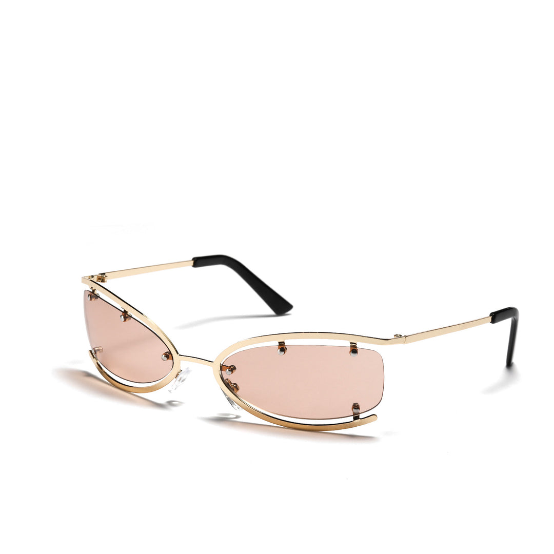 Women's trendy sunglasses with unique frame construction Bowlift