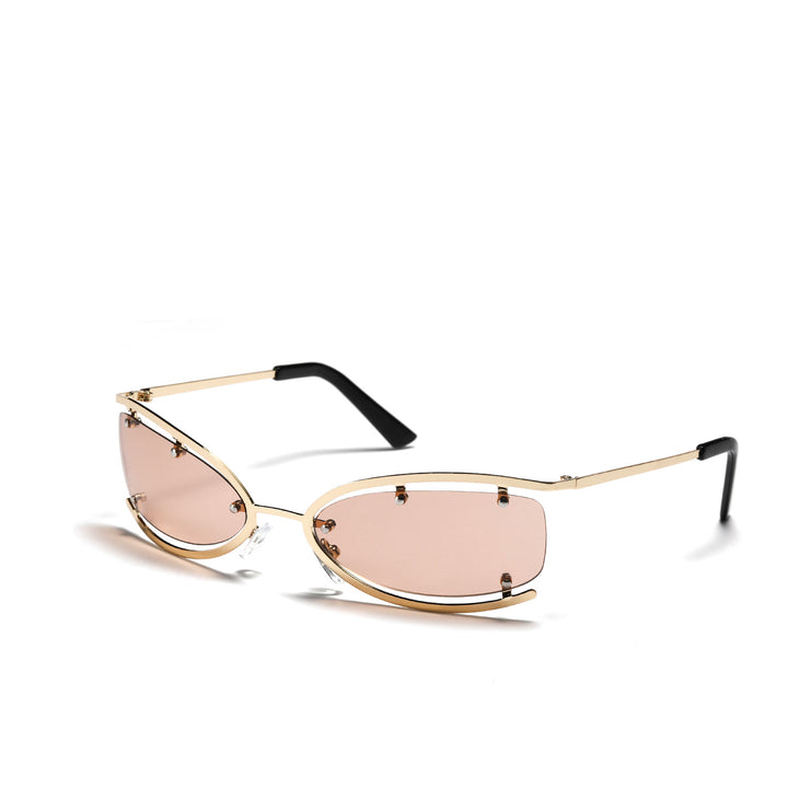 Women's trendy sunglasses with unique frame construction Bowlift