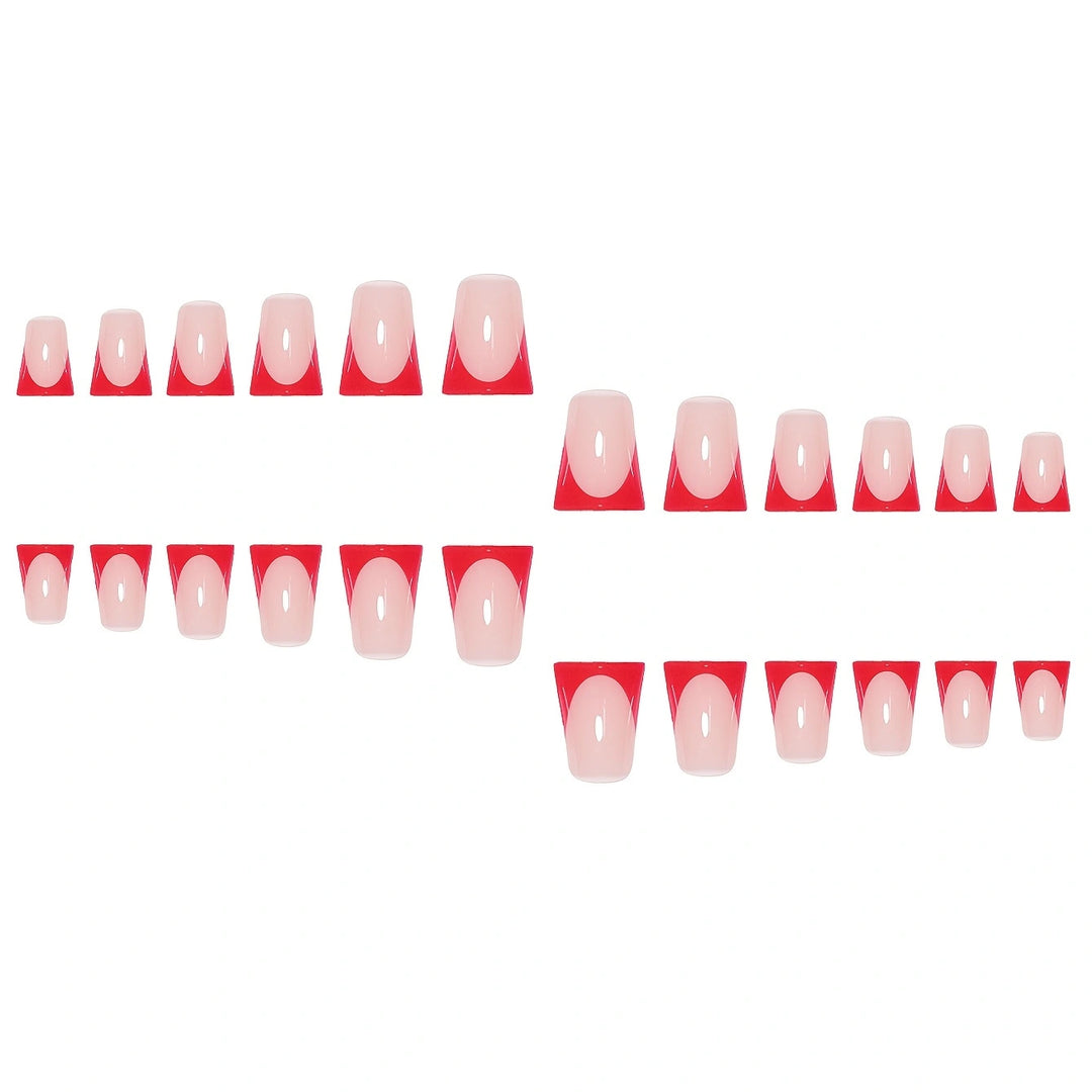 Glossy Square Tip Press-On Nails Bowlift