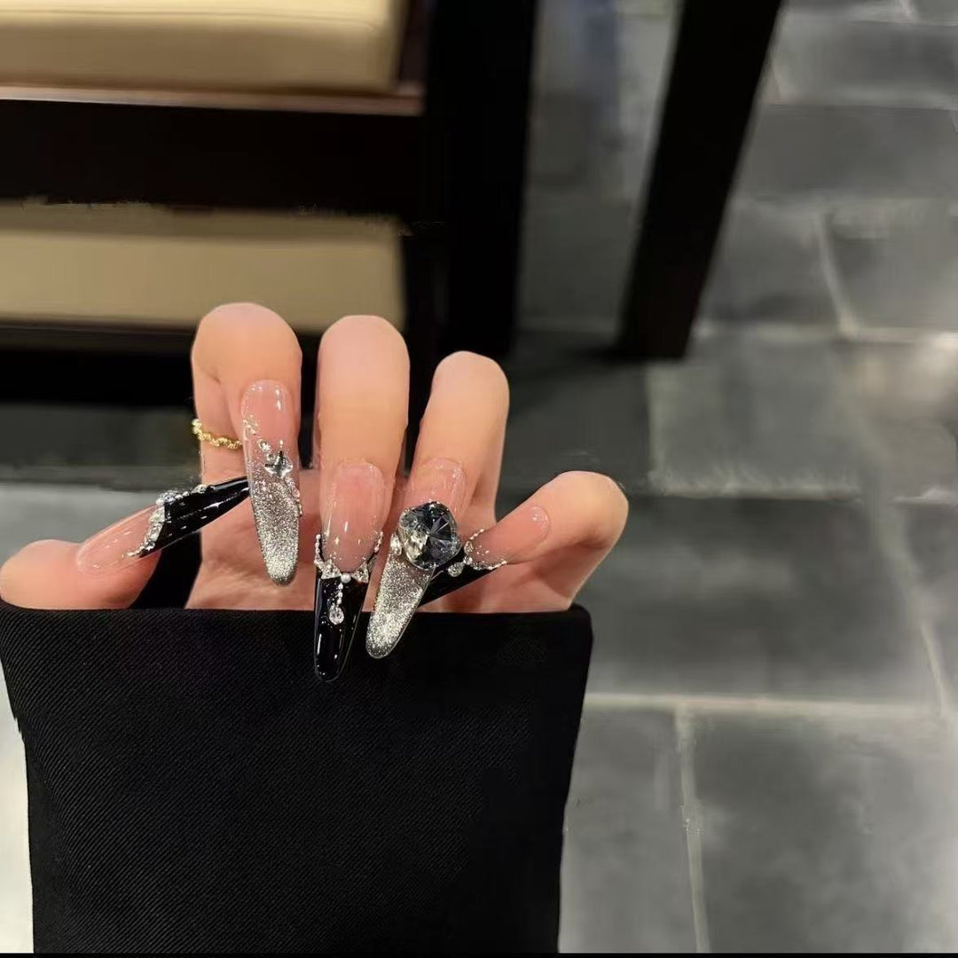 Elegant Stiletto Nail Art Extensions Bowlift