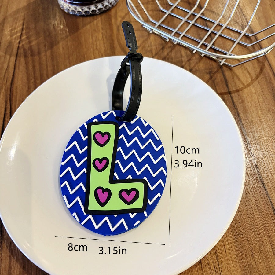 Playful Alphabet Luggage Tag Bowlift
