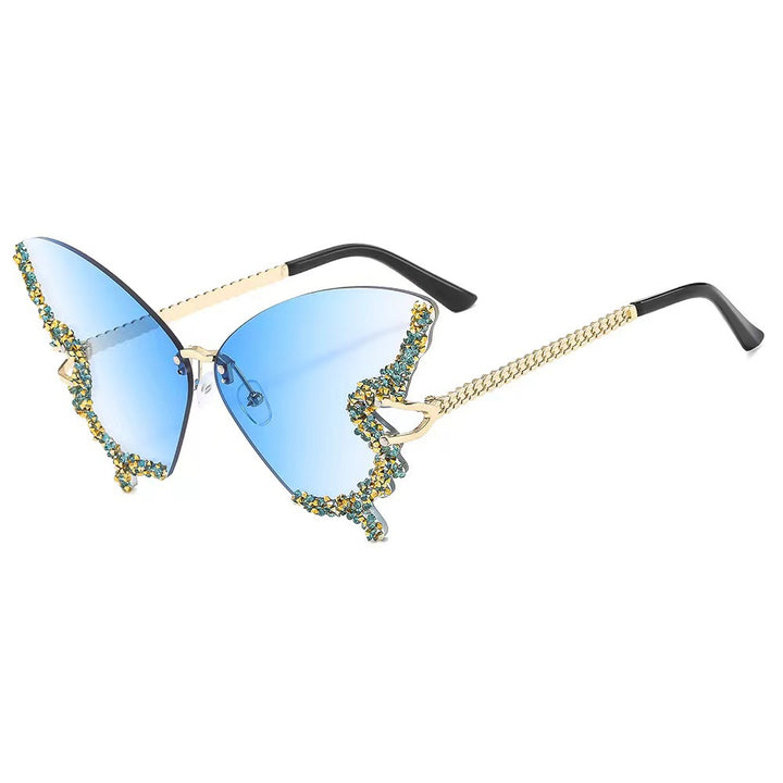Women extravagant wing sunglasses Bowlift
