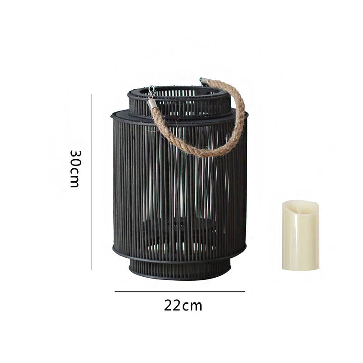 Decorative Rattan Lantern Bowlift