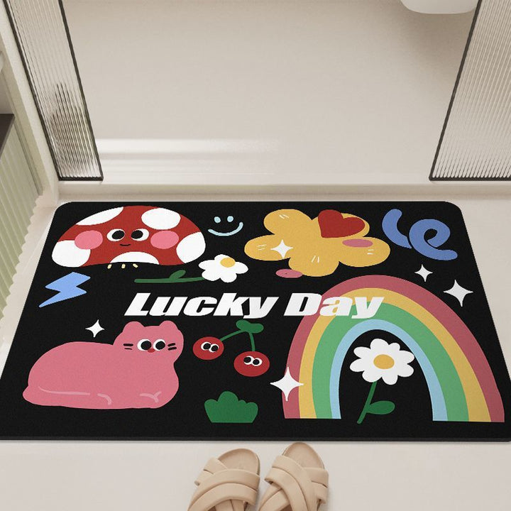 Cartoon-Inspired Bathroom Mat Bowlift