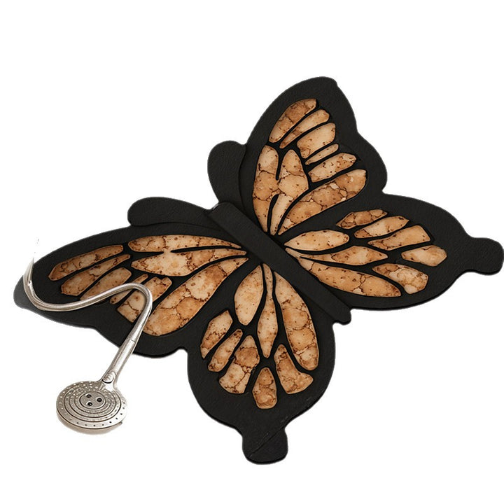 Butterfly Shaped Bathroom Rug Bowlift