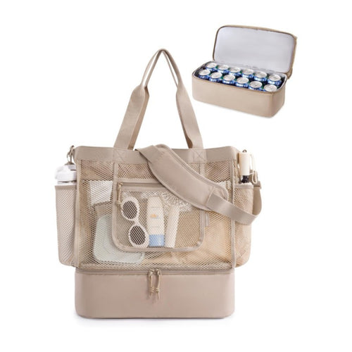 Cooler and transport bag with insulated interior Bowlift