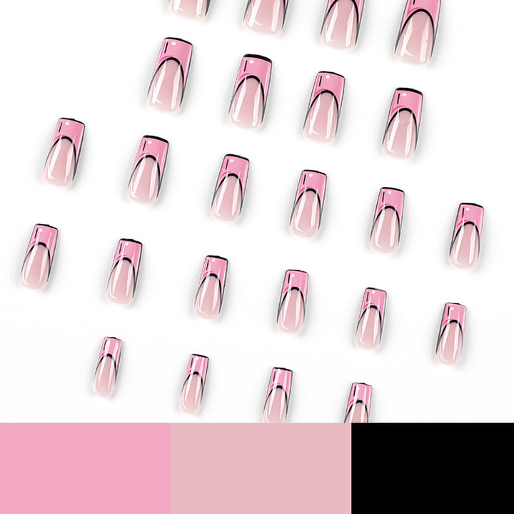 Artful Nail Extensions with Creative Design Bowlift