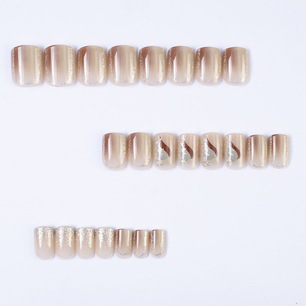 Elegant Nail Art with Glitter and Stylish Accents Bowlift