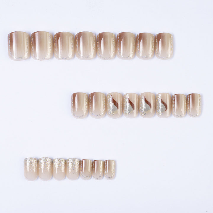 Elegant Nail Art with Glitter and Stylish Accents Bowlift