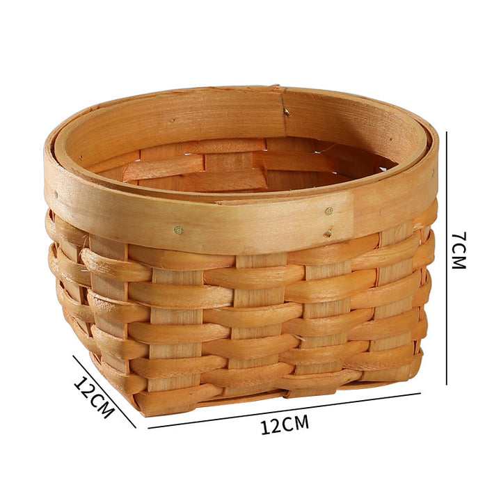 Natural Handmade Wicker Basket Bowlift