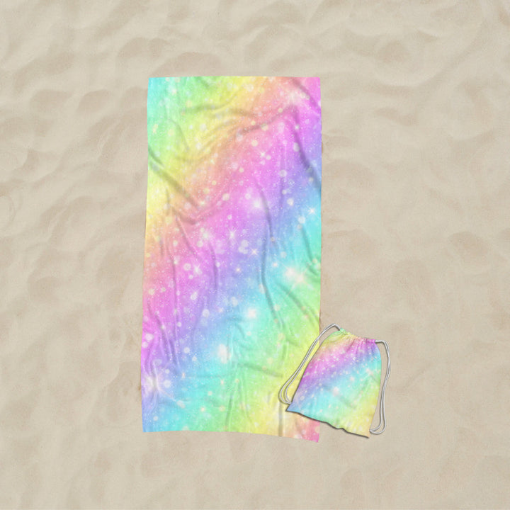 Beach towel with elaborate wave design Bowlift