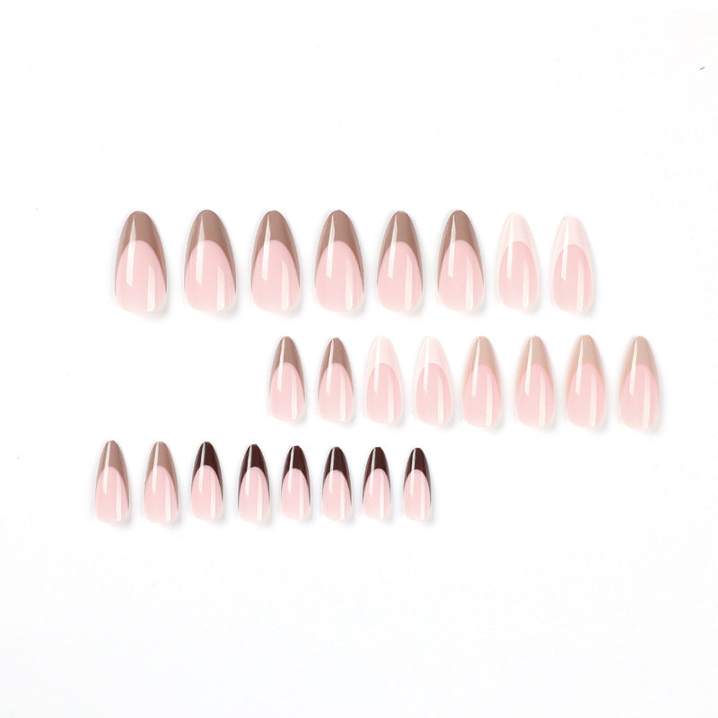 Artful gel nails with elegant gradient and fashionable accent Bowlift