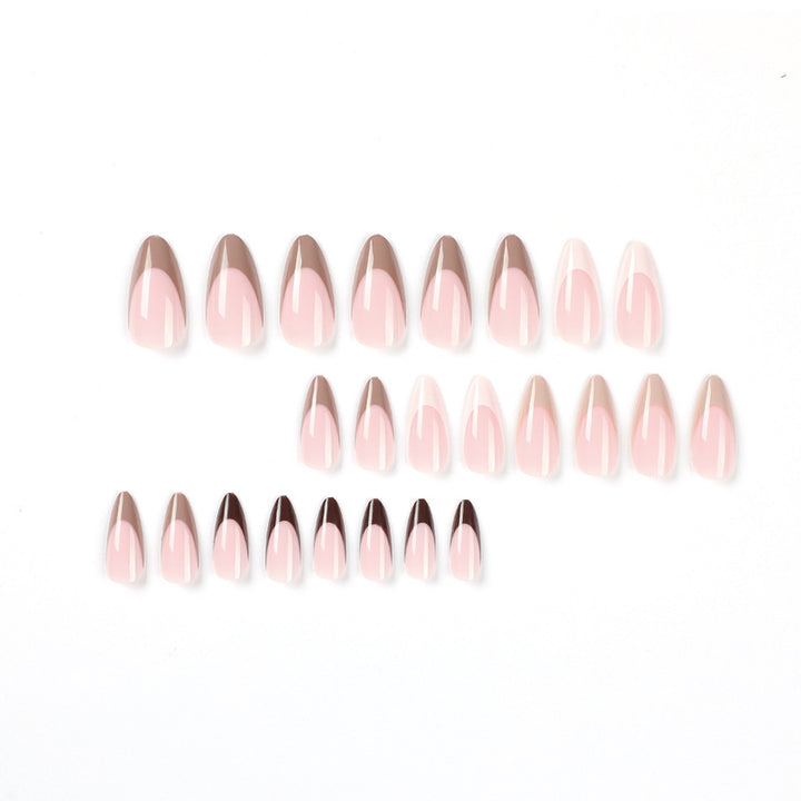 Artful gel nails with elegant gradient and fashionable accent Bowlift