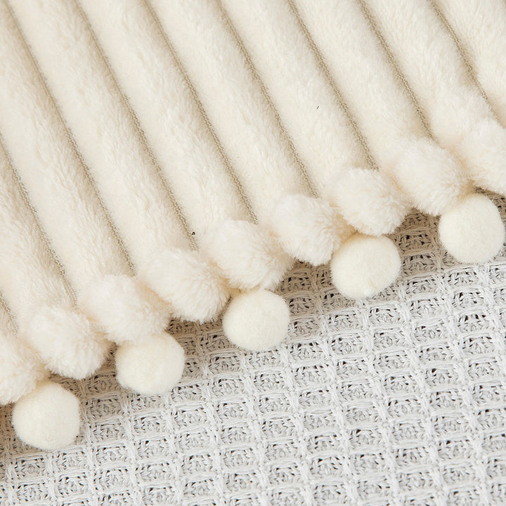 Women high-quality plush throw Bowlift