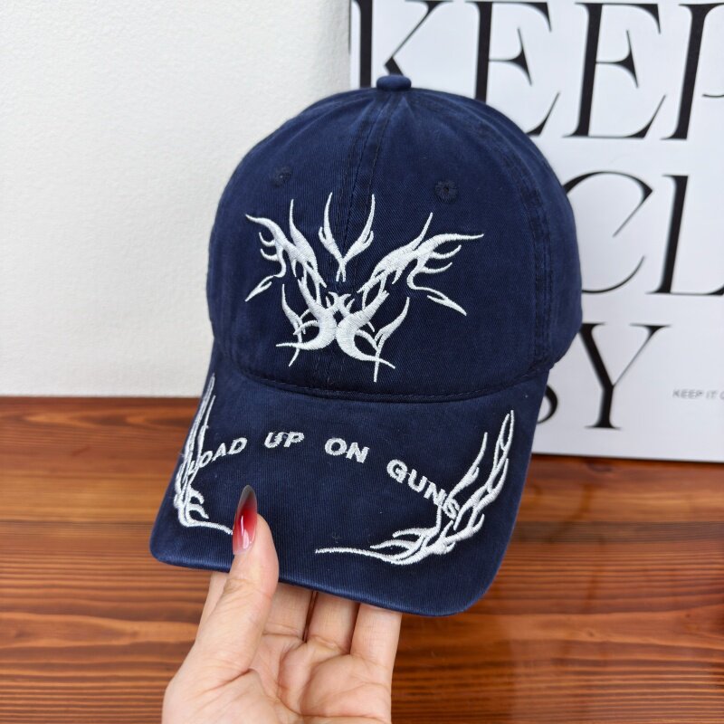 Men's Embroidered Graphic Baseball Cap Bowlift