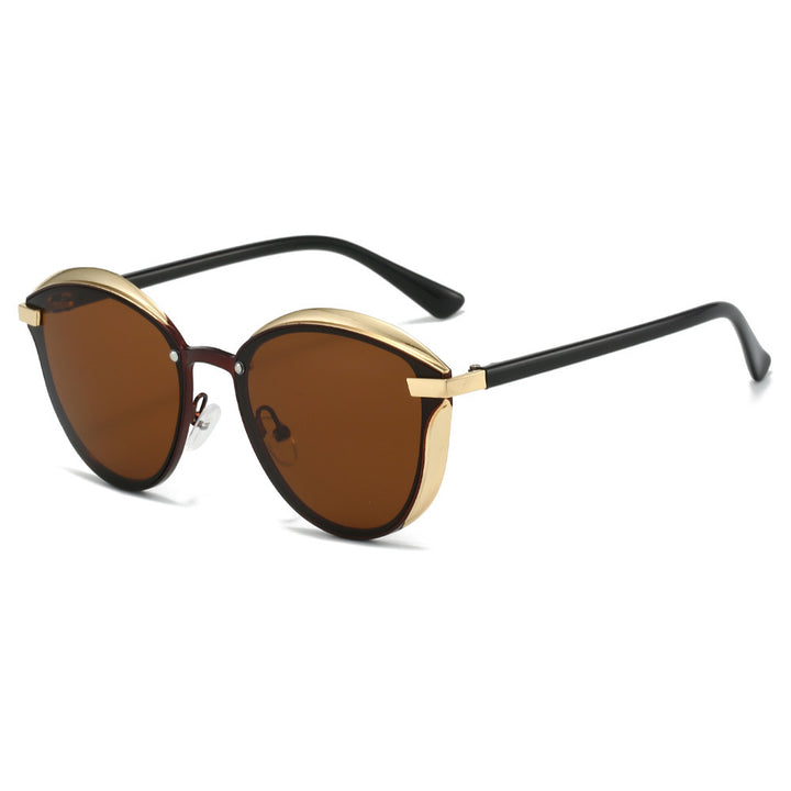 Women's sunglasses with luxurious metal frame and harmonious contour Bowlift