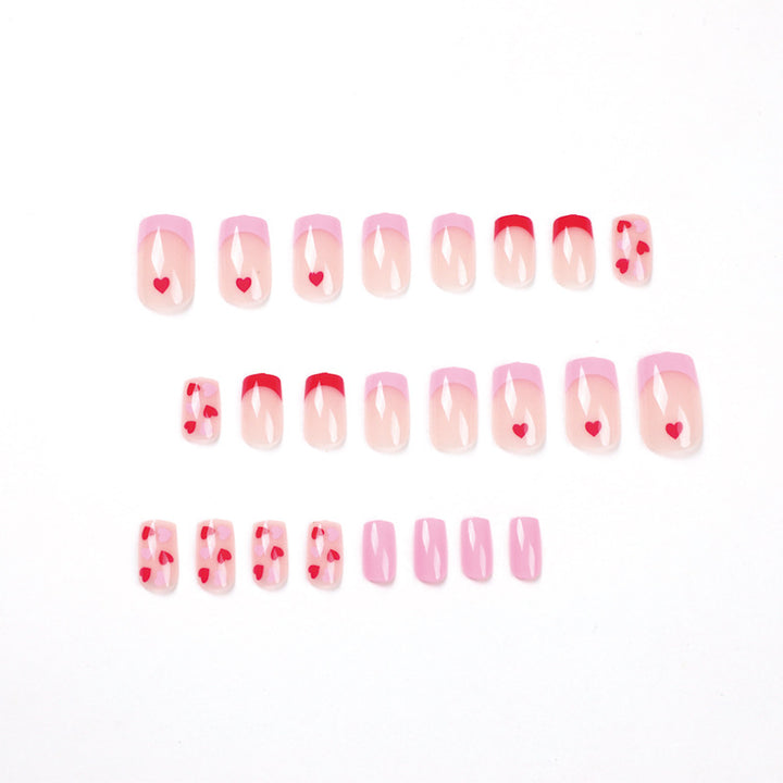 Artistic Nail Art with Heart Designs Bowlift