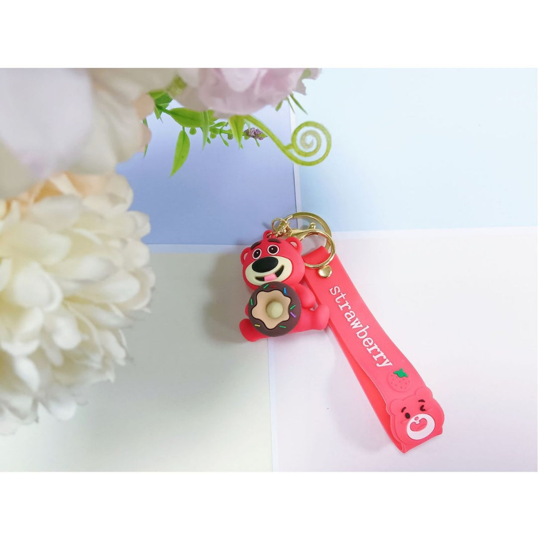 Unisex Cute Bear-Themed Keychain Bowlift