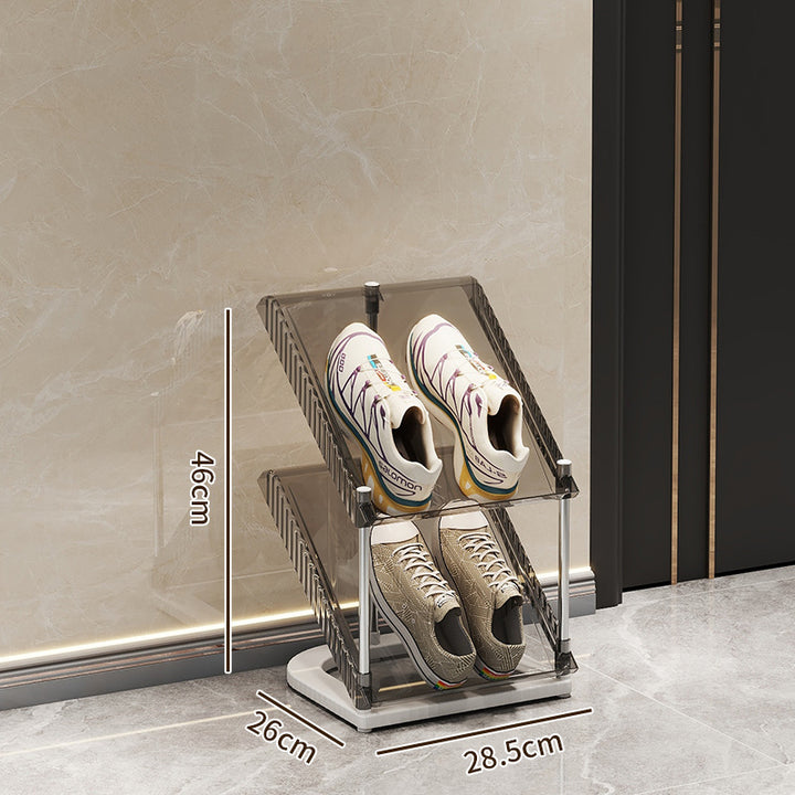 Shoe rack with transparent design Bowlift