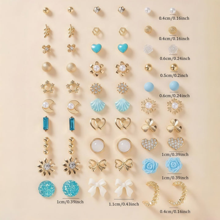 Sparkling Earrings Set Bowlift