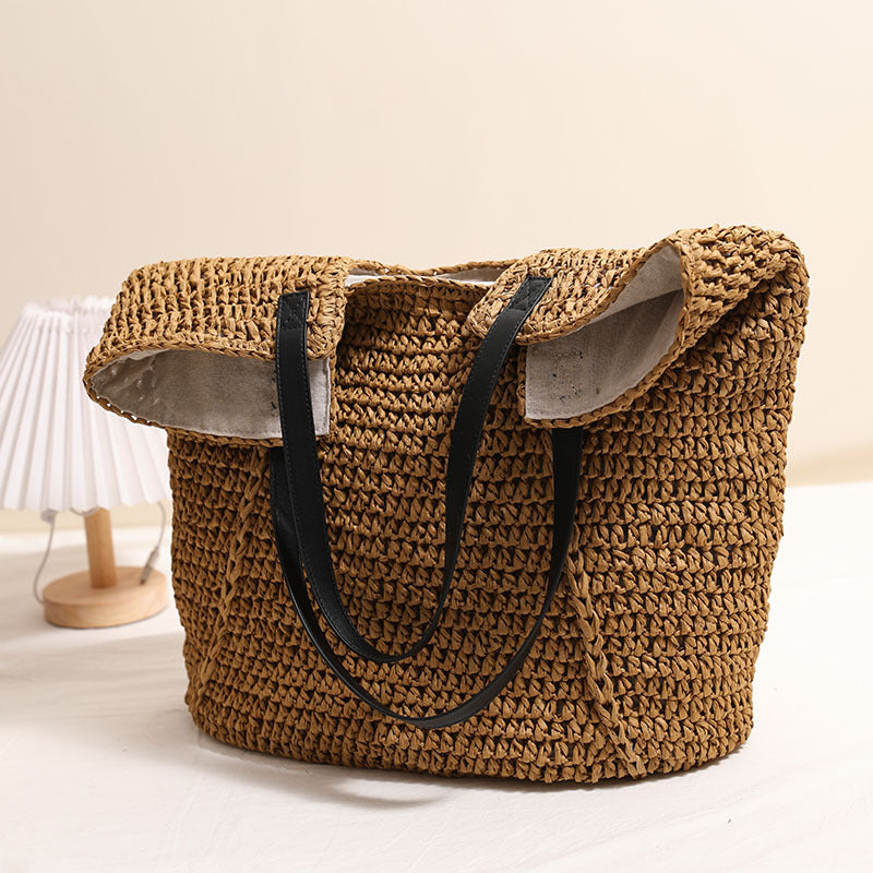 Stylish and Spacious Rattan Bag Bowlift