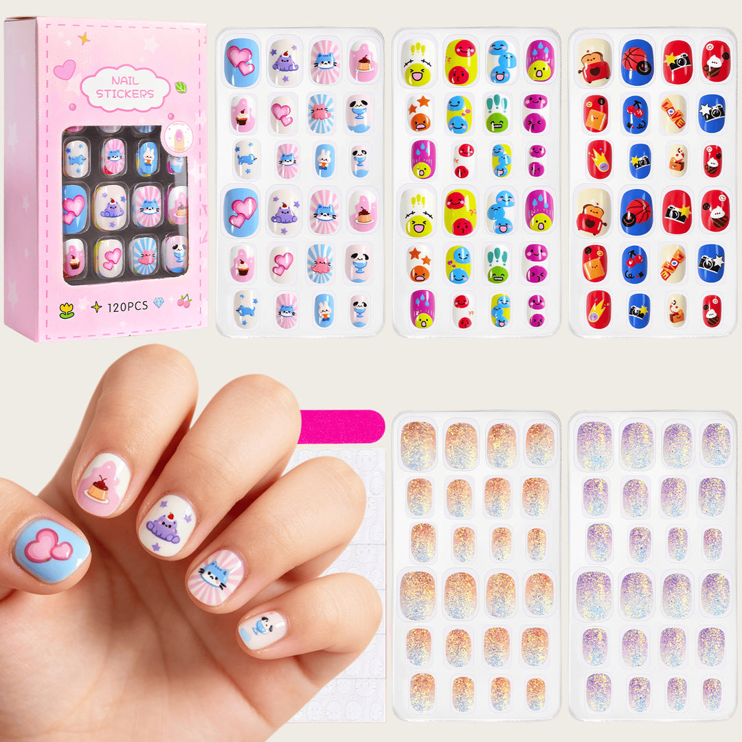 Creative Cartoon Nail Art Sticker Set Bowlift