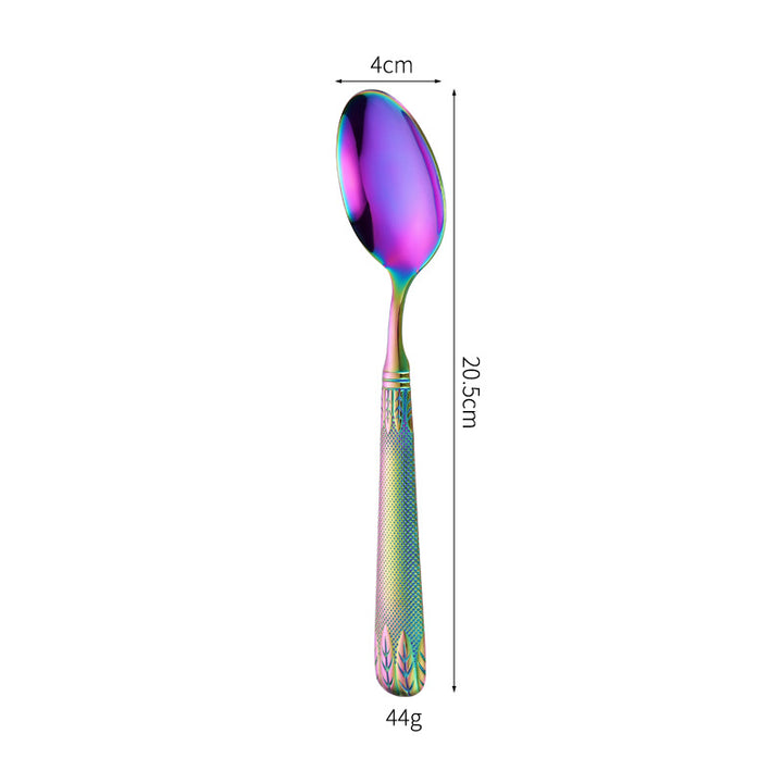 Elegant teaspoon with artistic handle design Bowlift
