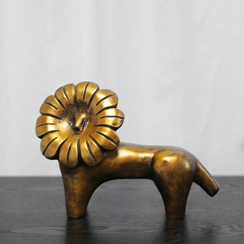 Artistic Lion Figurine