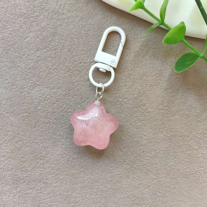 Keychain with Radiant Heart Bowlift