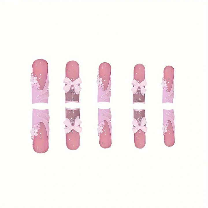 Decorative Press-On Nail Art Bowlift