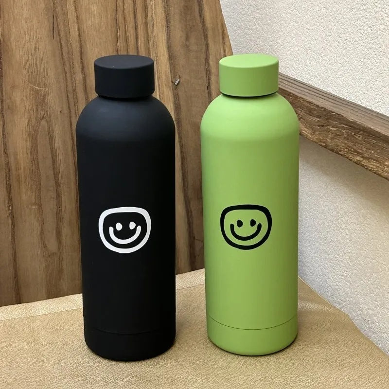 Women's insulated bottle with creative smiley design Bowlift