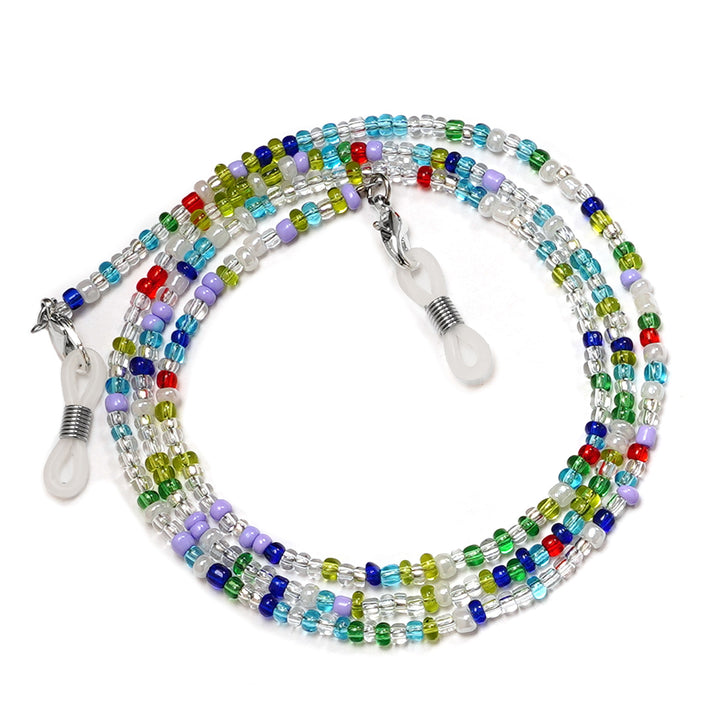 Colorful Artisan Beaded Eyewear Chain Bowlift