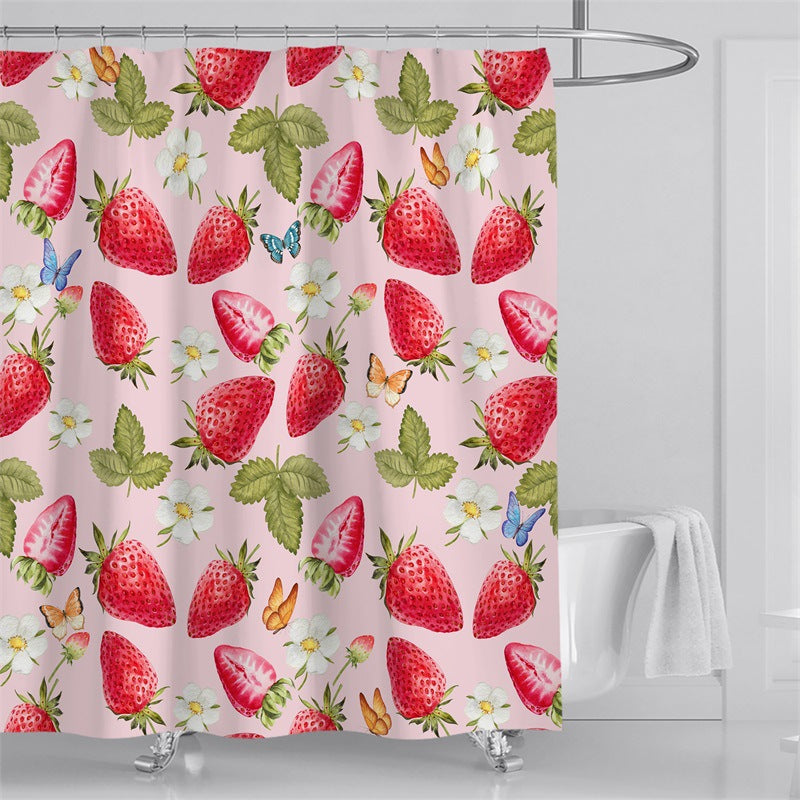 Decorative Shower Curtain Bowlift