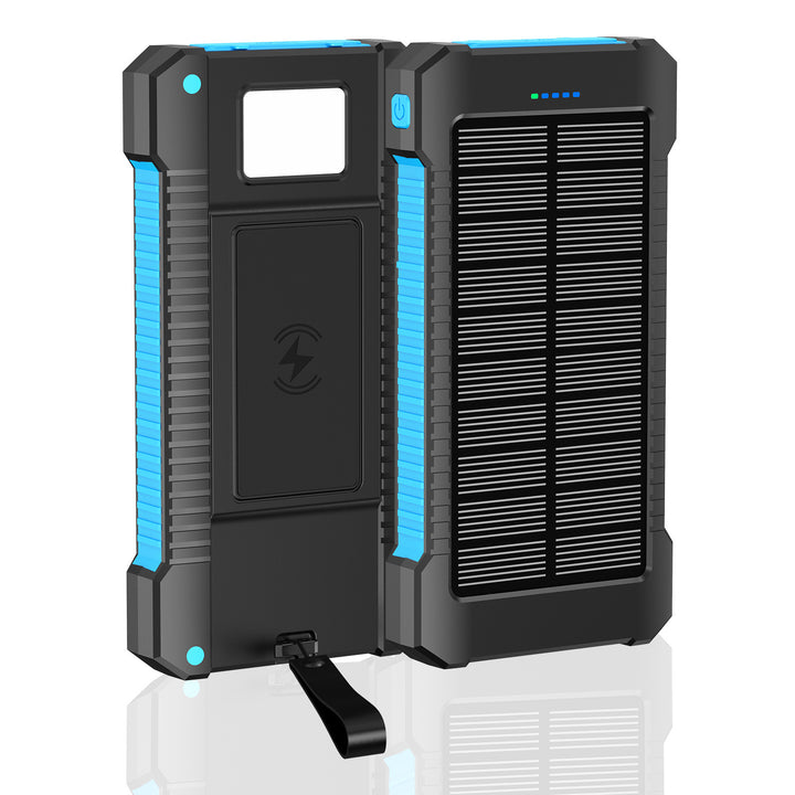 Solar Powerbank with Integrated LED Light and Compass Bowlift