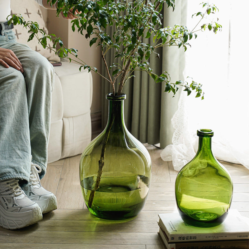 Elegant Glass Vase Bowlift