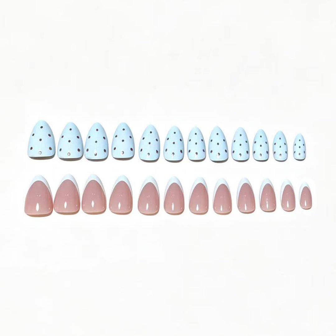 Creative Polka Dot Press-On Nail Tips Bowlift