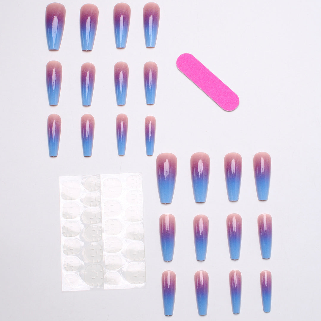 Ombre Press-On Nail Extensions Bowlift
