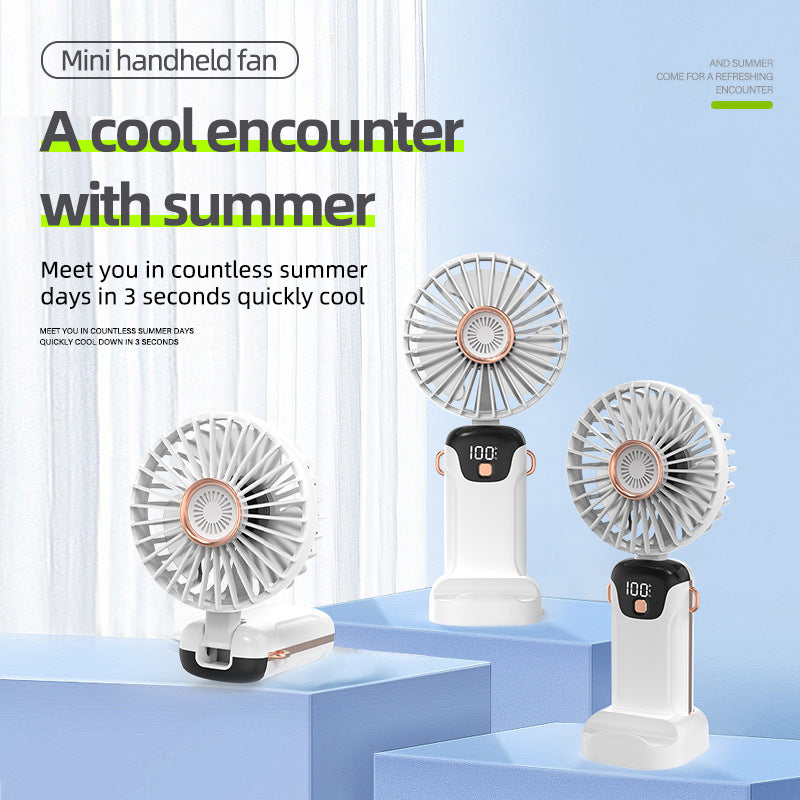 Unisex Portable Digital Handheld Mist Fan Bowlift