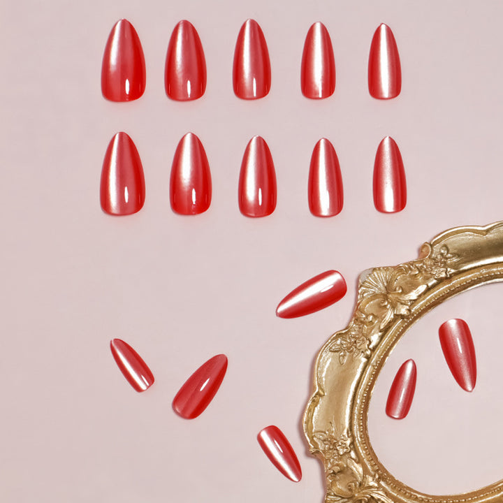 DIY Press-On Nail Set with Glossy Finish Bowlift