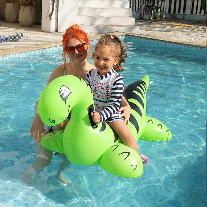 Ladies inflatable dinosaur swim lounge Bowlift